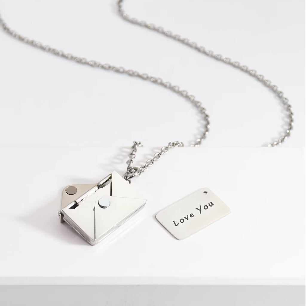 PERSONALISED ENVELOP NECKLACE