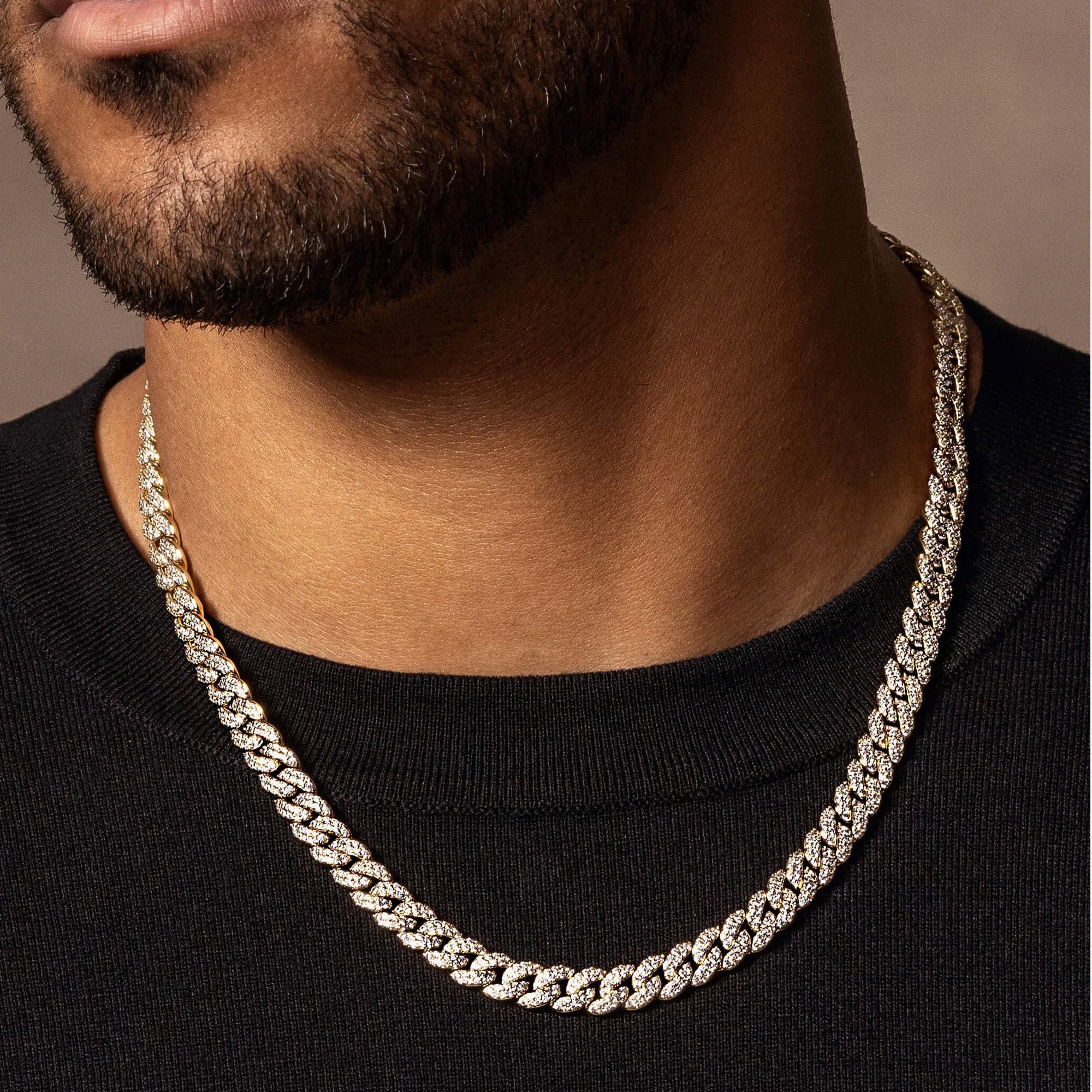 ICED CUBAN CHAIN - GOLD