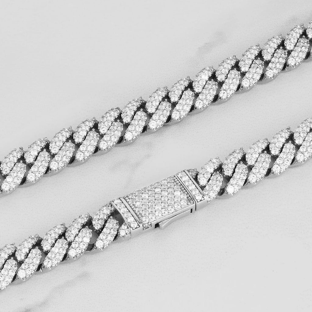 ICED CUBAN CHAIN - SILVER