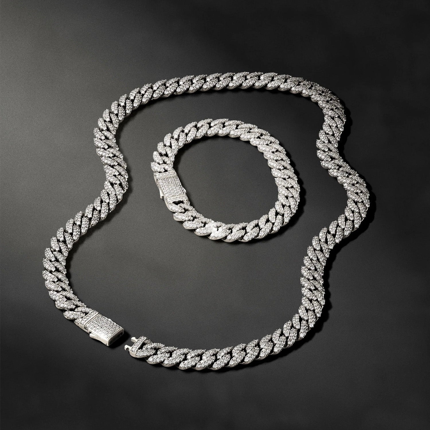 ICED CUBAN CHAIN - SILVER