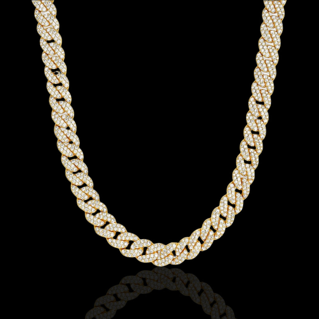 ICED CUBAN CHAIN - GOLD