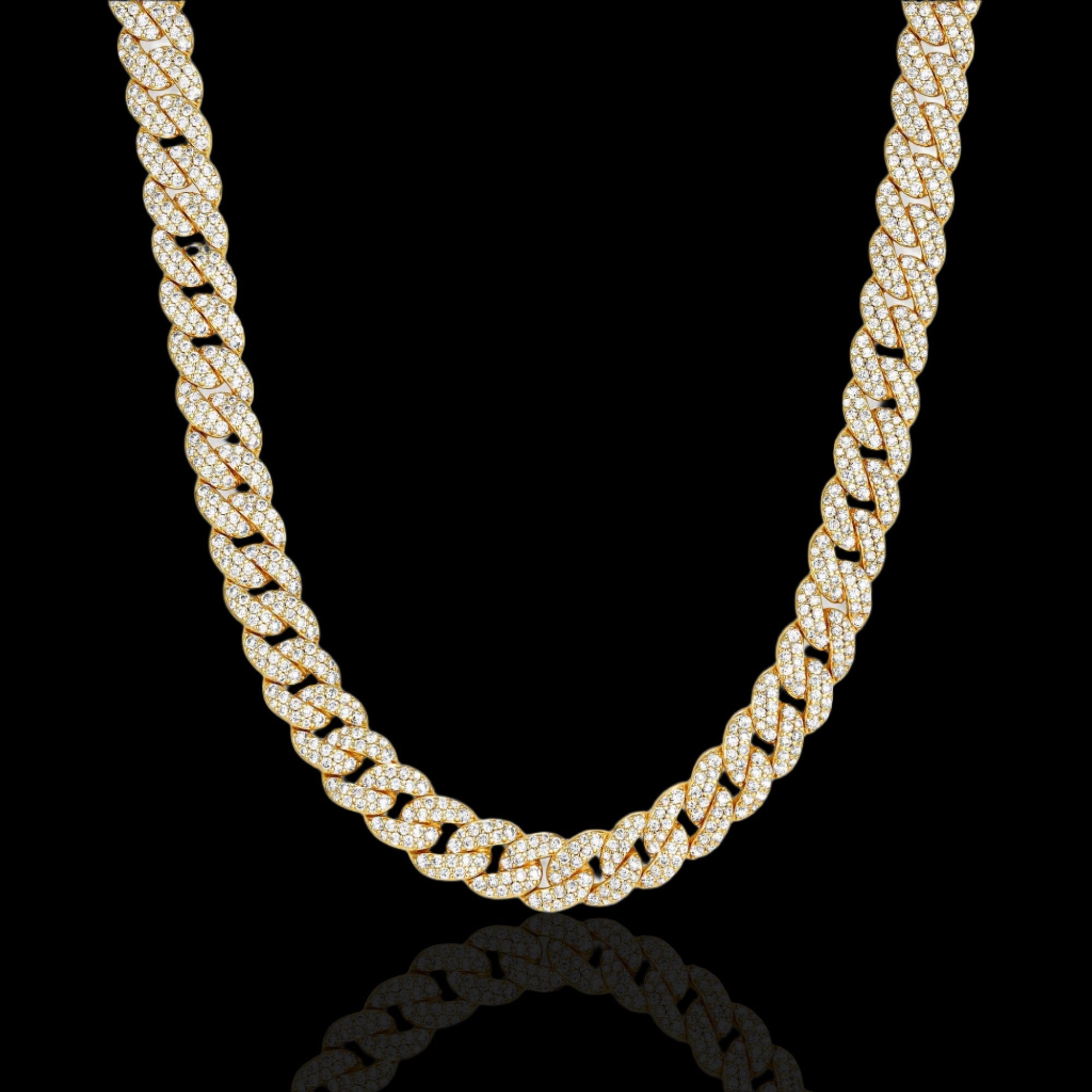 ICED CUBAN CHAIN - GOLD