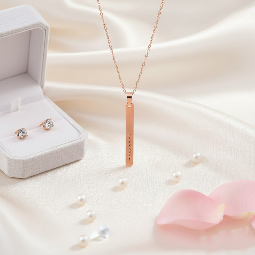 PERSONALISED CYLINDER PENDANT