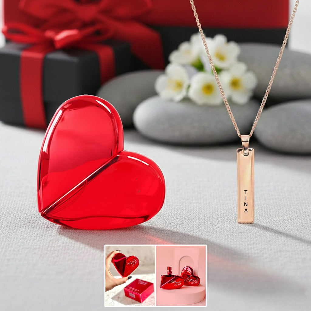 PERFUME & PERSONALIZED JEWELRY GIFT BOX